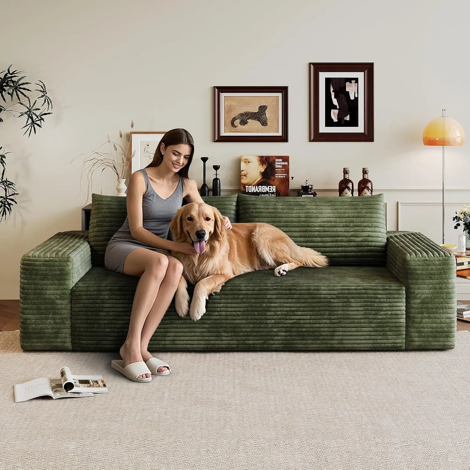 71" Memory Foam Lov…