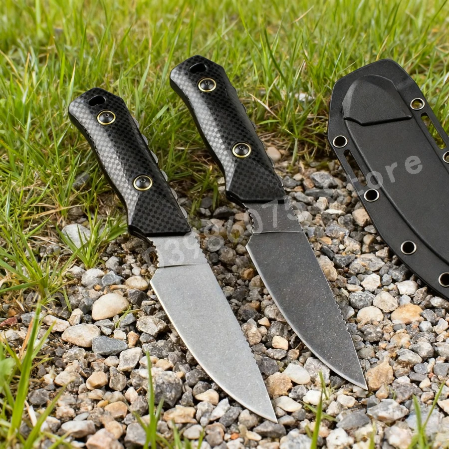 

BM 15600 Outdoor Small Straight Knife D2 Steel Blade Nylon Glass Fiber Handle Survival Portable Self-Defense Tactical Knife