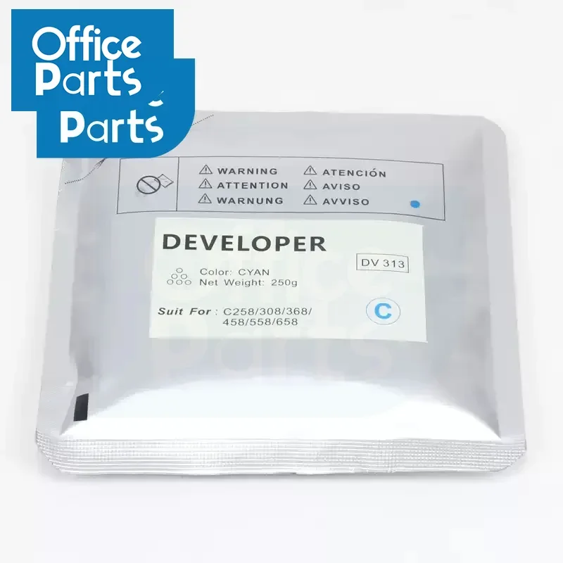 1PCS Original support for Konica Minolta Bizhub C308 C368 C458 C558 C658 C 258 308 458 368  DV313 Developer Powder