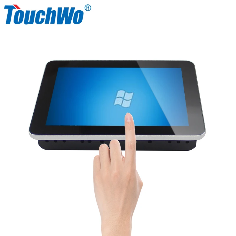 

TouchWo 8 10.1 11.6 inch Capacitive Android Win 10 All In One Panel PC Wall Mounting Industrial Hdmi Ip65 Touch Screen Monitors