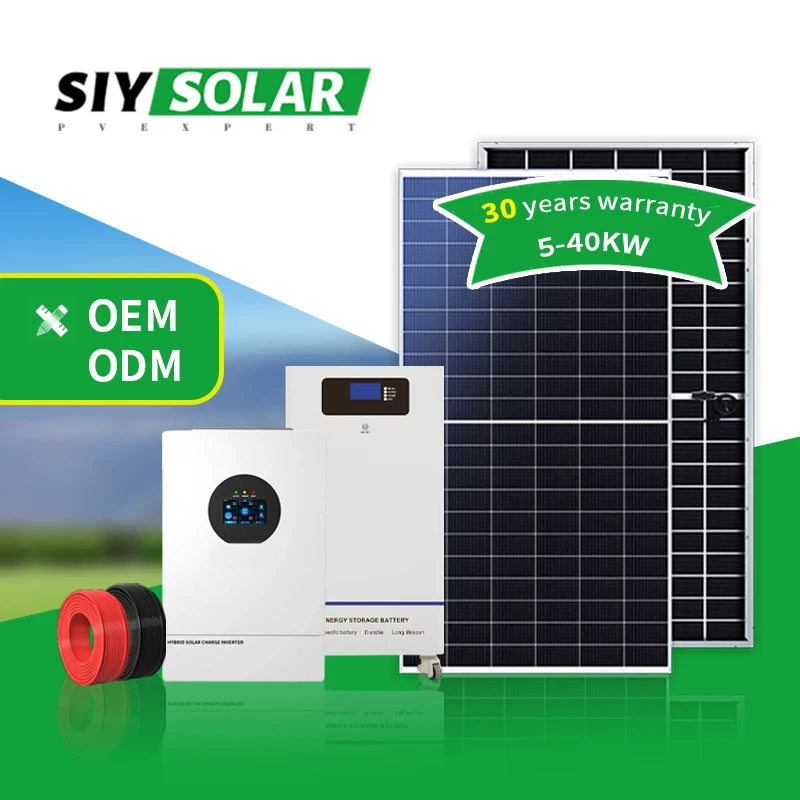 Standalone 2.4KW Solar Power System Offgrid Photovoltaic Storage Plant Factory Price OEM ODM Provider Complete Kit Inverter