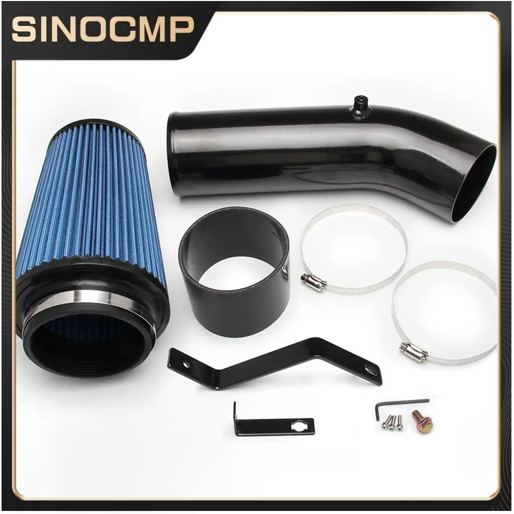 Oiled Cold Air Intake Air Intake Pipe set w/ Air Filter For Ford F250 F350 F450 Super Duty 7.3L Powerstroke Diesel 1999.5-2003