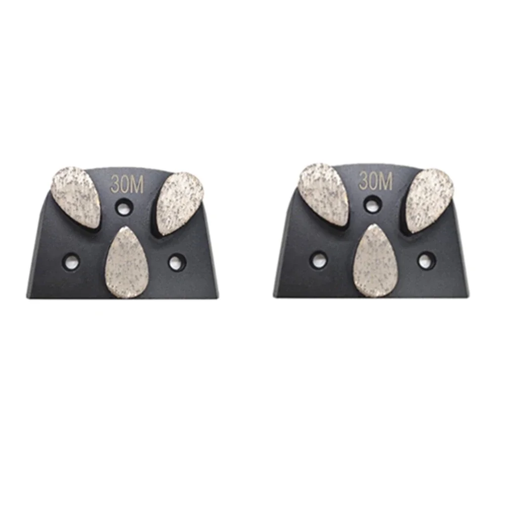 Flat Insert Floor Grinding Pads Soft Bond   Diamond Disc for Removing Thick Layers of Epoxy From Concrete 9pcs