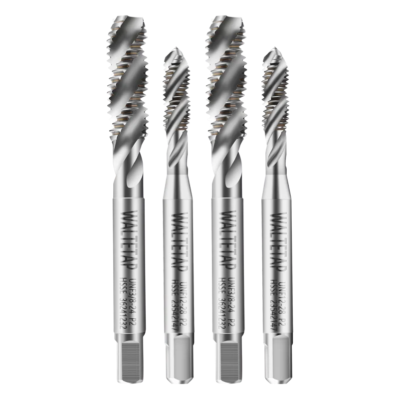 HSSE-M35 دوامة مخدد الحنفية UNF 10-32 12-28 1/4 5/16 3/8 7/16 1/2 5/8 3/4 UNS 10-36 12-32 10-48 آلة المسمار غرامة الموضوع الصنابير #5