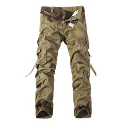 Top Qualität Männer Cargo Hosen Freizeit Baumwolle Hosen Cmbat Camouflage Overalls 28-40 AYG69