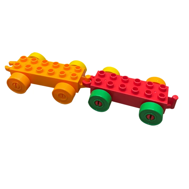 4 Cars/Set Building Blocks Model Compatible Car Traffic Vehicles Big Size Bricks Educational Creative Toys for Children Kids Gif