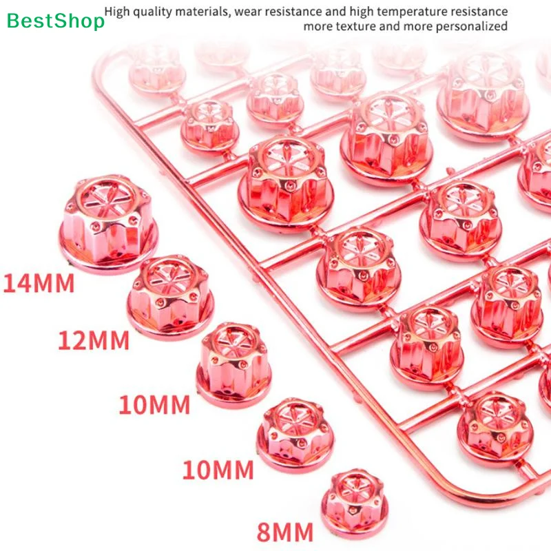 ★30/36Pcs/set Universal Motorcycle Screw Decorative Cover Prevent Screws From Rusting Beautify Motorcycles Multicolor Screw Cap