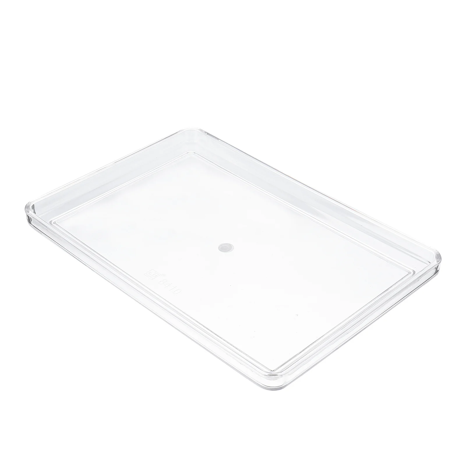 

1 pc Acrylic Transparent Bathroom Storage Tray Simple Design Towel Fruit Container Multipurpose Household Plate Versatile