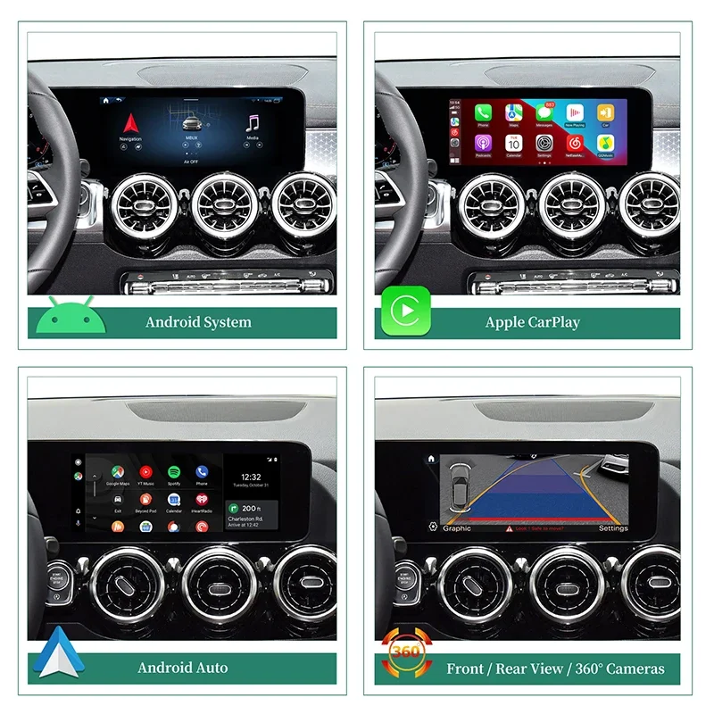 Wireless CarPlay Android Auto for Mercedes MBUX NTG6 V-Class Viano EQV W447 - Stream Netflix Spotify Prime Video Twitch Reddit i