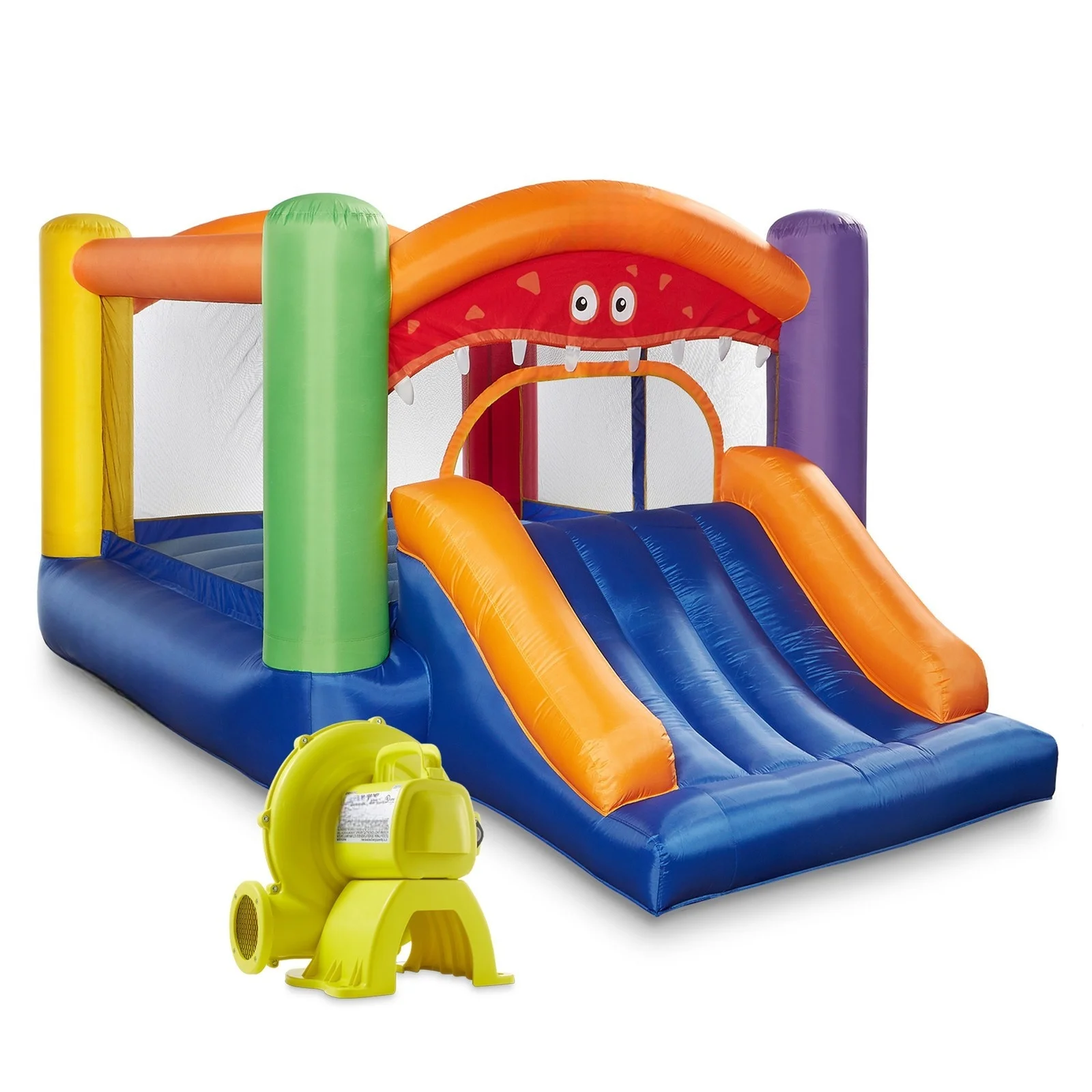 

Bounce House with Slide and Blower Inflatable Bouncer with Bag