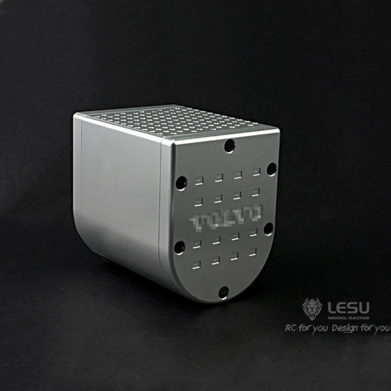 LESU 1/14 Metal Exhaust Tank Decoration Upgrade Modification Parts G-6052 for Tamiya Scaleclub RC Traction Truck Mud Truck Model