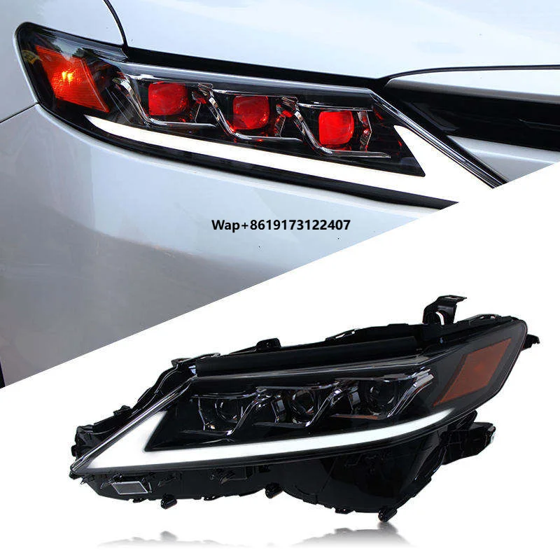 

Suitable for 18-22 Eighth Generation Camry Headlights, LED Daytime Running Lights, Flowing Turn Signals