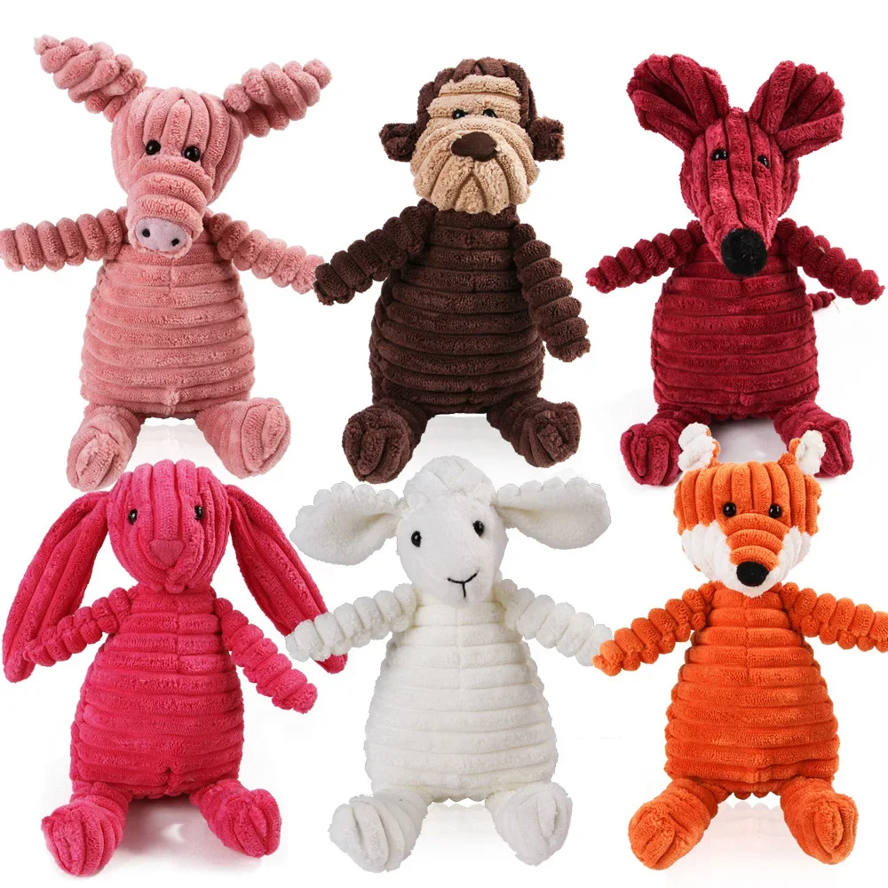 Haustier Hund Backenzahn Spielzeug Entlüftung Training Cord Affe Schwein Stimme Plüsch tier Hund Zahn reinigung liefern Hundes pielzeug für große Hunde