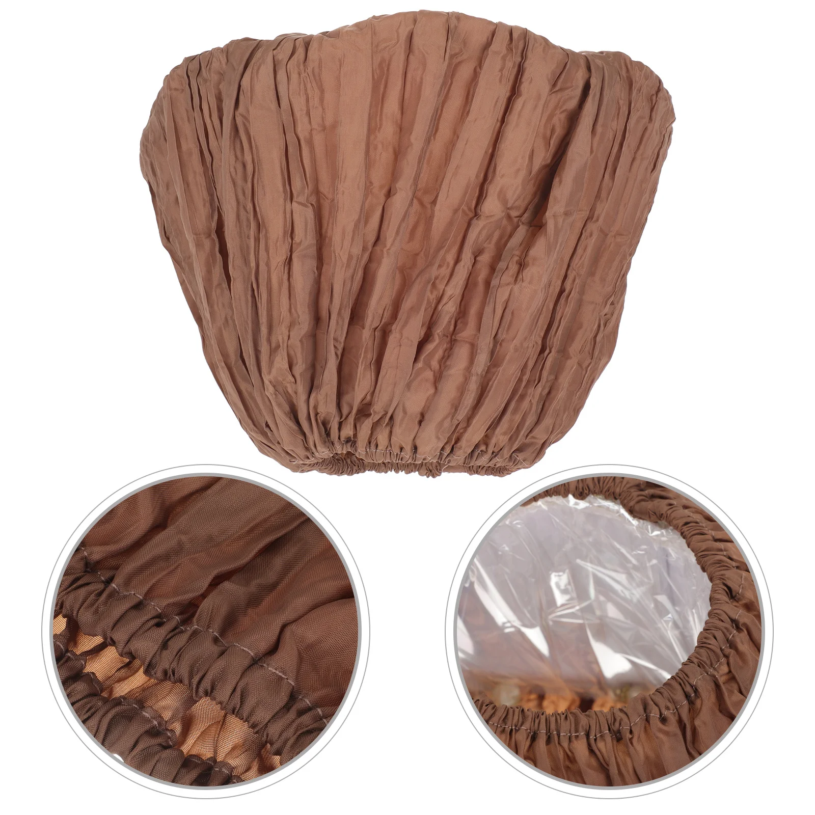 Lamp Shade Cover Washable Fabric Topper For Table Floor Lamp, Softens Light, Durable Modern Design, Easy Install