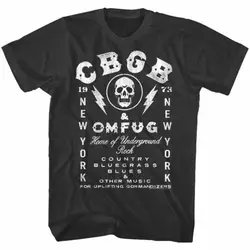 CBGB NYC 73 Rock Men's T shirt Country Bluegrass Blues Home OMFUG Tee