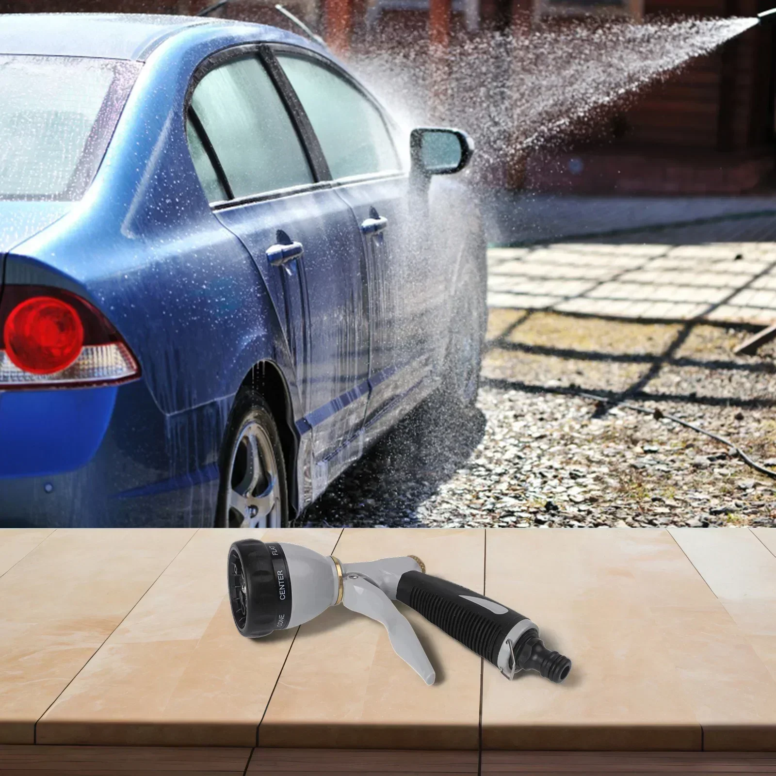 

Для мойки автомобилей: 8 режимов распыления, очистка подъездных путей, насадка-распылитель с восемью функциями, многофункциональный распылитель, эффективное использование воды.