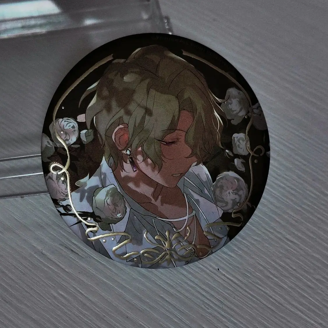 فرقة نجوم تومو هيوري عدن تأثيري شارة الهالوين أنيمي حقيبة ديكور دبوس المشجعين هدية عيد الميلاد إرسال إلى الأصدقاء