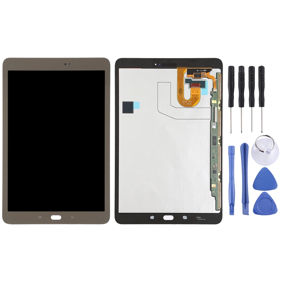 Super AMOLED LCD Screen for Samsung Galaxy Tab S3 9.7 T820 / T825 With Digitizer Full Assembly (Grey)