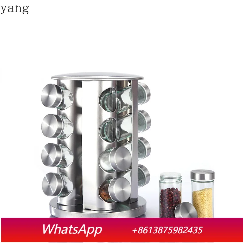 

CX kitchen supplies rotating seasoning rack household rotating seasoning tank