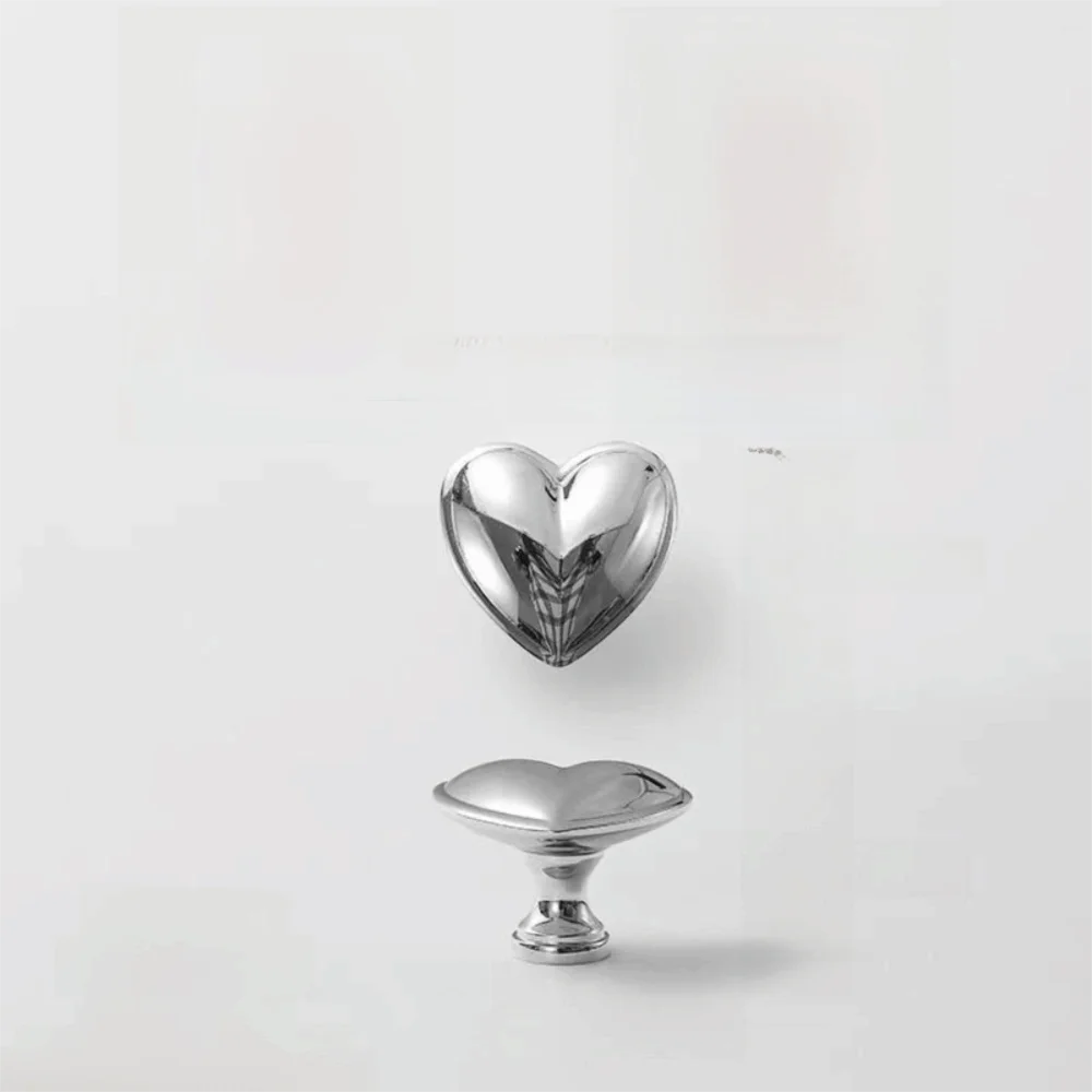Brushed Chrome Gold Cabinet Knob Solid Structure Modern Minimalist Furniture Knob Smooth Hand Feel Single Hole Mounting