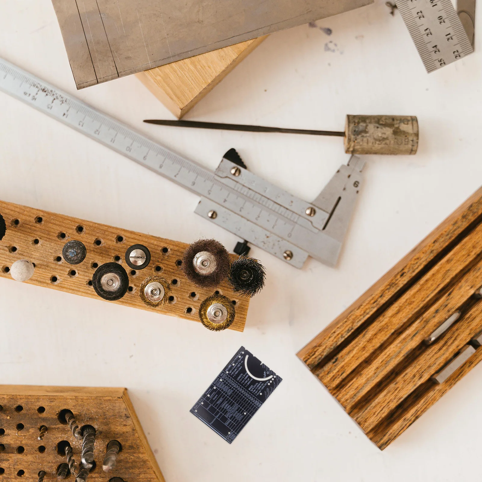 Régua de engenharia de bolso, aço inoxidável, 15cm, ferramenta de medição de precisão, portátil, medidor de comprimento de escala de construção, durável