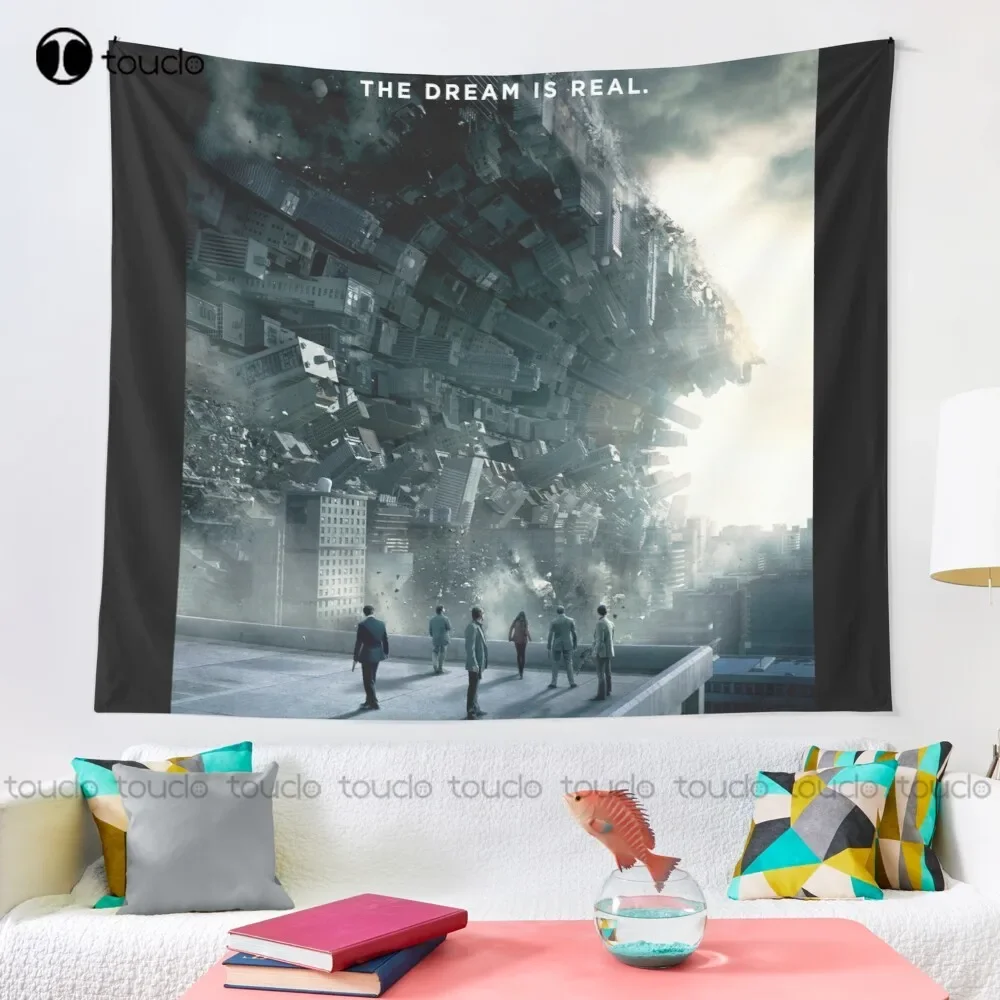 Inception Poster Tapestry Horror Tapestry Tapestry Wall Hanging For Living Room Bedroom Dorm Room Home Decor Art Home Decoration