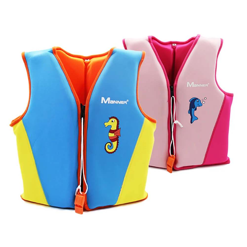 

Children Life Jacket With Whistle Adjustable Cross Band Buoyancy Vest Fishing Drifting Swimming Water Sport Safety Life Vest