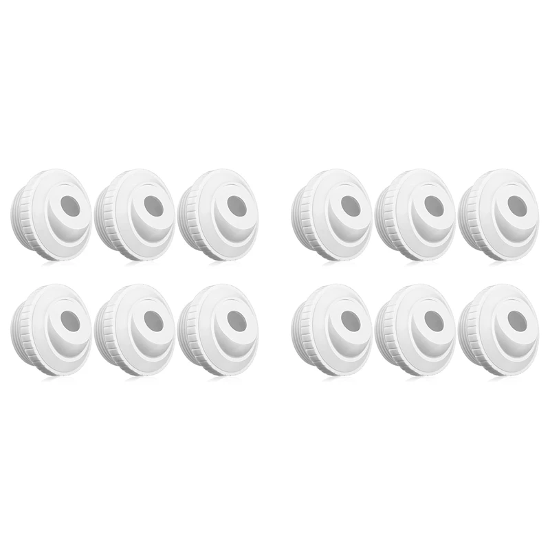 12Pcs 3/4 Inch Pool Jet Nozzles SP1419D Flow Inlet Fitting Opening Water Directional Pool Return Fittings