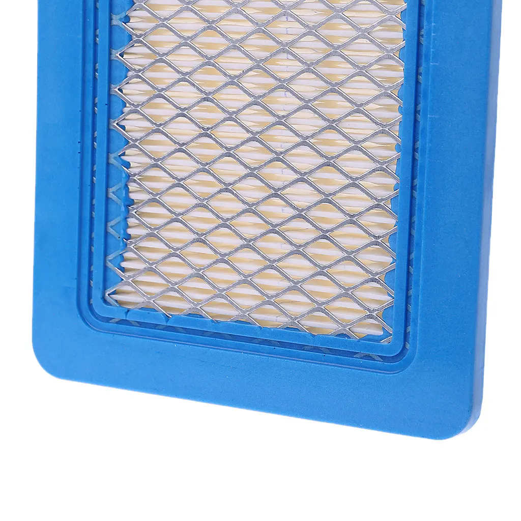 Air Filter Premium Lawn Mower Air Cleaner Square Air Filter Blue & White Compatible with Briggs Stratton 491588 491588S