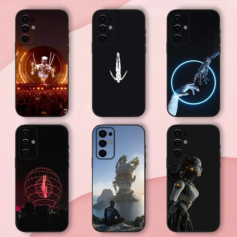 DJ A-Afterlife Anyma Phone Case For Samsung S24,S21,S22,S23,S30,Ultra,S20,Plus,Fe,Lite,Note,10,9,5G Black Soft Shell