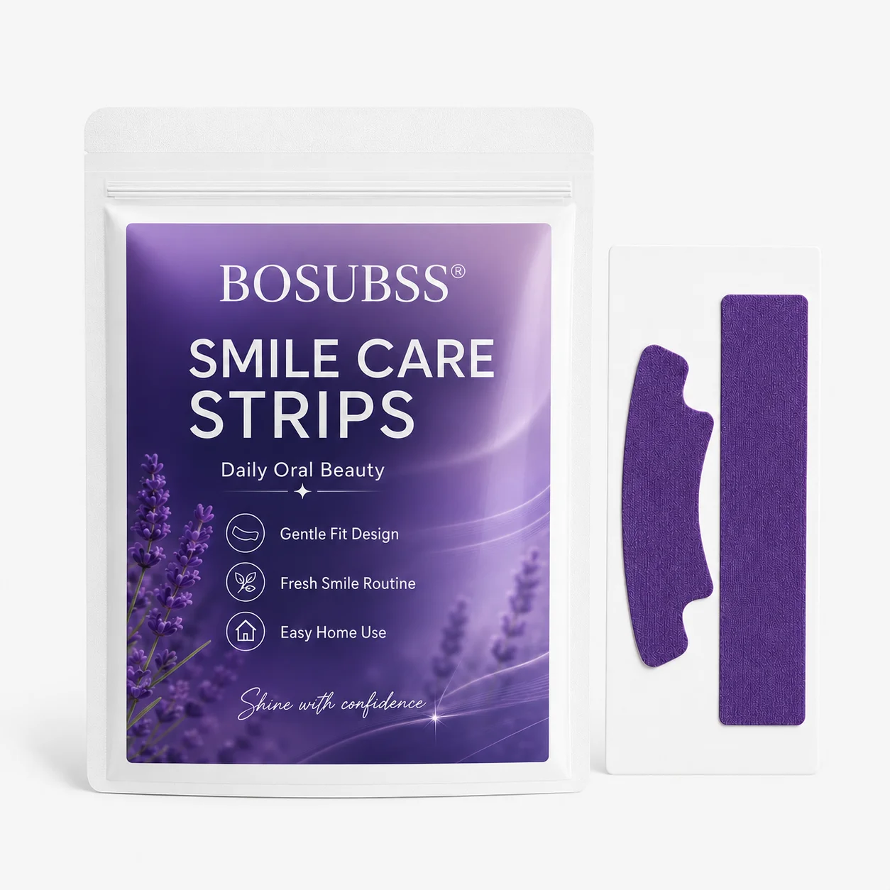 1Pairs Oral Beauty Strips, Daily Smile Patches, Easy-To-Use Smile Care Strips For Home Routine