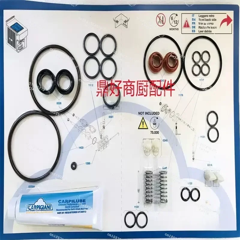 For Original Carpigiani IC193014363 Service Kit K503/SP 6 Month Maintenance