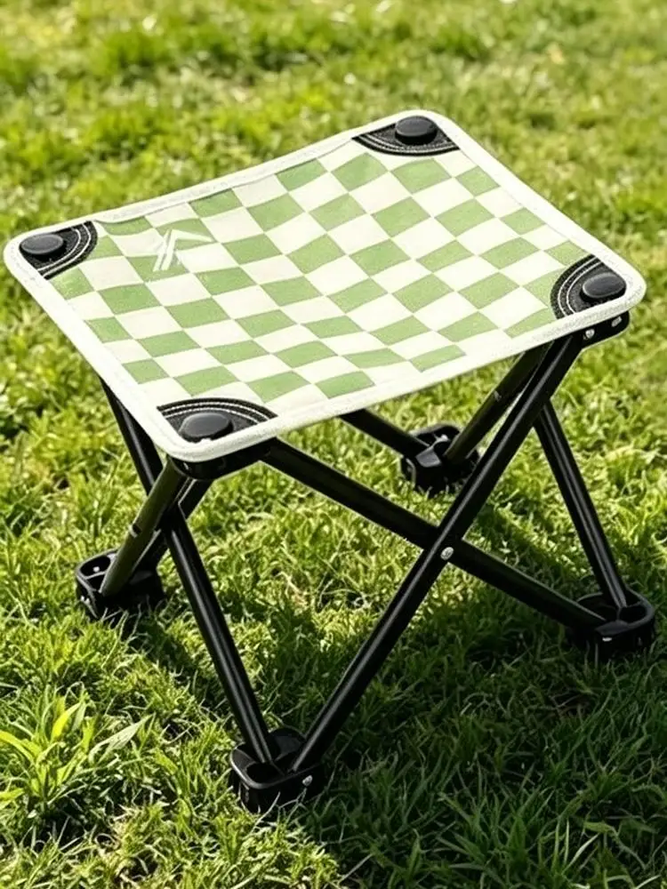 Portable Folding Stool Mini Camping Chair Beach Chair with Convenient Carry Bag Storage for Adults and Children