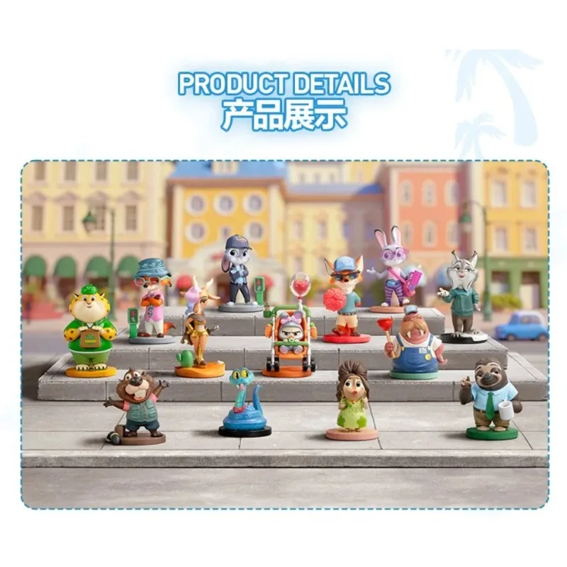 Popmart 100 % originale und echte Zootopia Crazy Continuation Series Figur Blind Box Ornament, süßes und exquisites Geschenk