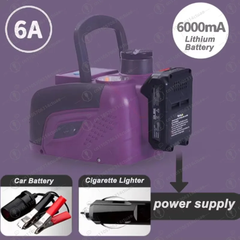 رافعة كهربائية 5T شديدة التحمل 12 فولت مع مفتاح ربط، مجموعة تغيير الإطارات المحمولة لسيارة الدفع الرباعي MPV على الطرق الوعرة #6