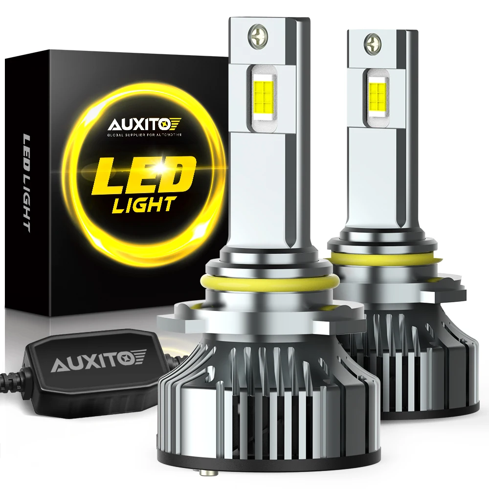 AUXITO 2Pcs 30000LM 100W H8 H11 LED High Power LED Headlight Bulb Canbus 9012 9005 HB3 9006 HB4 H7 Head Light Lamp with Fan