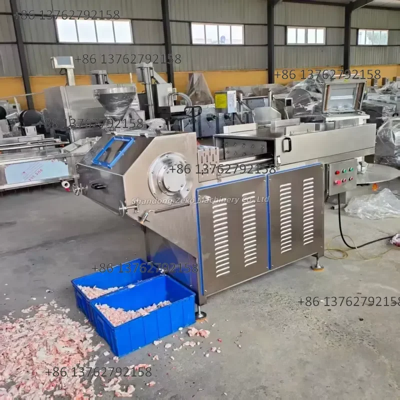 【2026】 Heavy Frozen Block Crusher for Frozen Meat Processing Line Beef Pork Poultry Food Factory