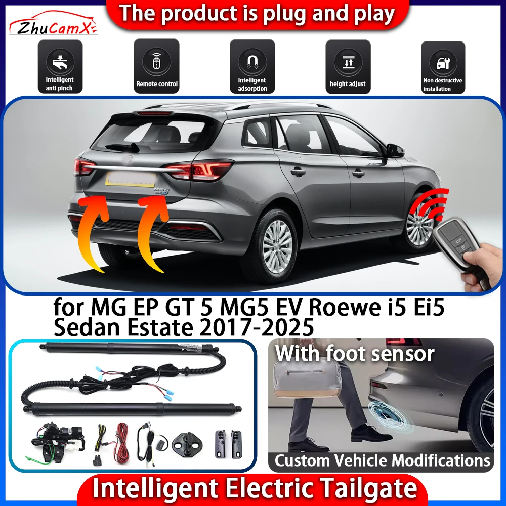 

Smart Powered Tailgate System for MG EP GT 5 MG5 EV Roewe i5 Ei5 Sedan Estate 2017-2025 Automatic Intelligent Trunk Lift Kit