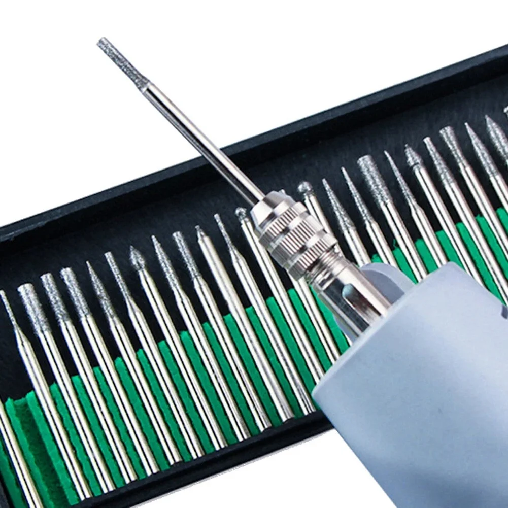 AT21-45Pcs Diamond Engraving Accessories Set HSS Circular Saw Blade Set Routing Bit For Dremel Drill Bit Rotary Accessories