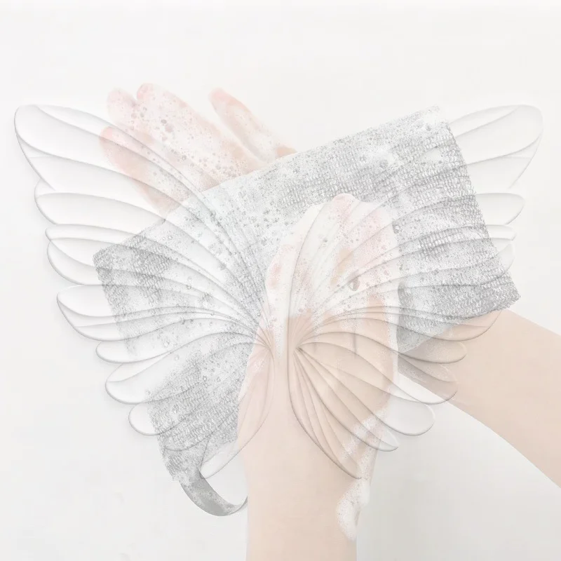 Reusable Soap Saver Pouch 10/50pcs Eco-friendly Rough Mesh Exfoliating Soap Bag for Bathroom Daily Shower Use
