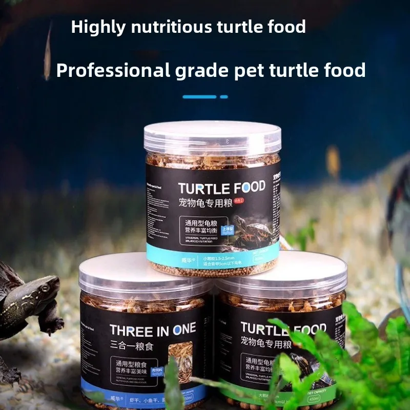 

Vibes Mingmai Complete Turtle Diet - All-in-One Mix of Dried Shrimp, Fish & Mealworms for Aquatic Turtles