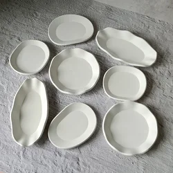 Storage Tray Clay Silicone Molds DIY Jewelry Display Holder Epoxy Resin Molds Oval Candle Cup Coaster Gypsum Plsater Mould