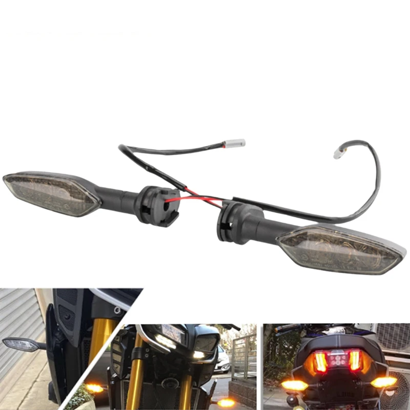 Motorcycle Turn Signal Light LED Indicators Light B67-83330-00 B67-83340-00 For Yamaha YZF-R1 R6 R7 R25 R15 MT-10 MT-07-A15Z