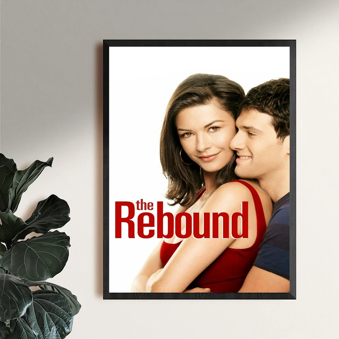 The Rebound (2009) Movie Poster Star Cover Photo Canvas Print Apartment Home Decor Wall Painting (Unframed)