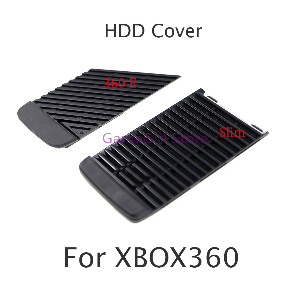 

10 шт. черных пластиковых крышек для жесткого диска XBOX360 S Slim, замена для XBOX 360 E