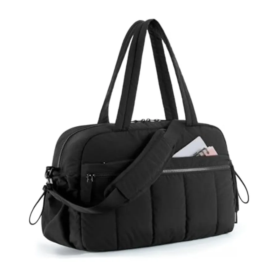 

BAGSMART Gym Bag for Women, Duffle Bag for Travel with Wet Pocket, Lightweight Carry on Weekender Duffel, Water Resist