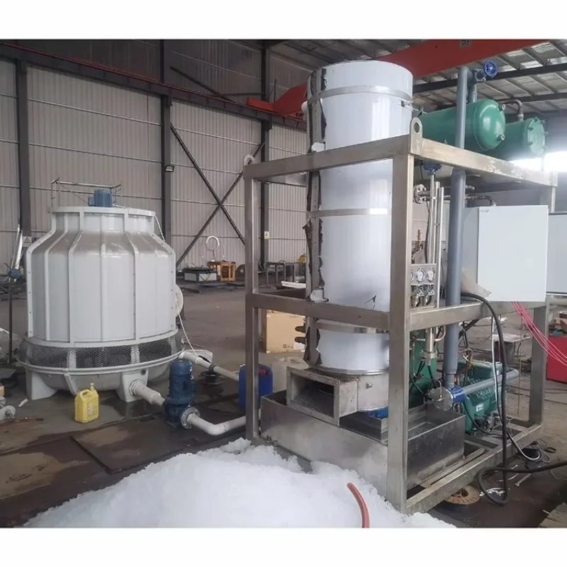 304 Stainless Steel Tube Ice Machine 3Ton 10Ton Heavy Duty for Cold Chain Logistics High Efficiency Custom