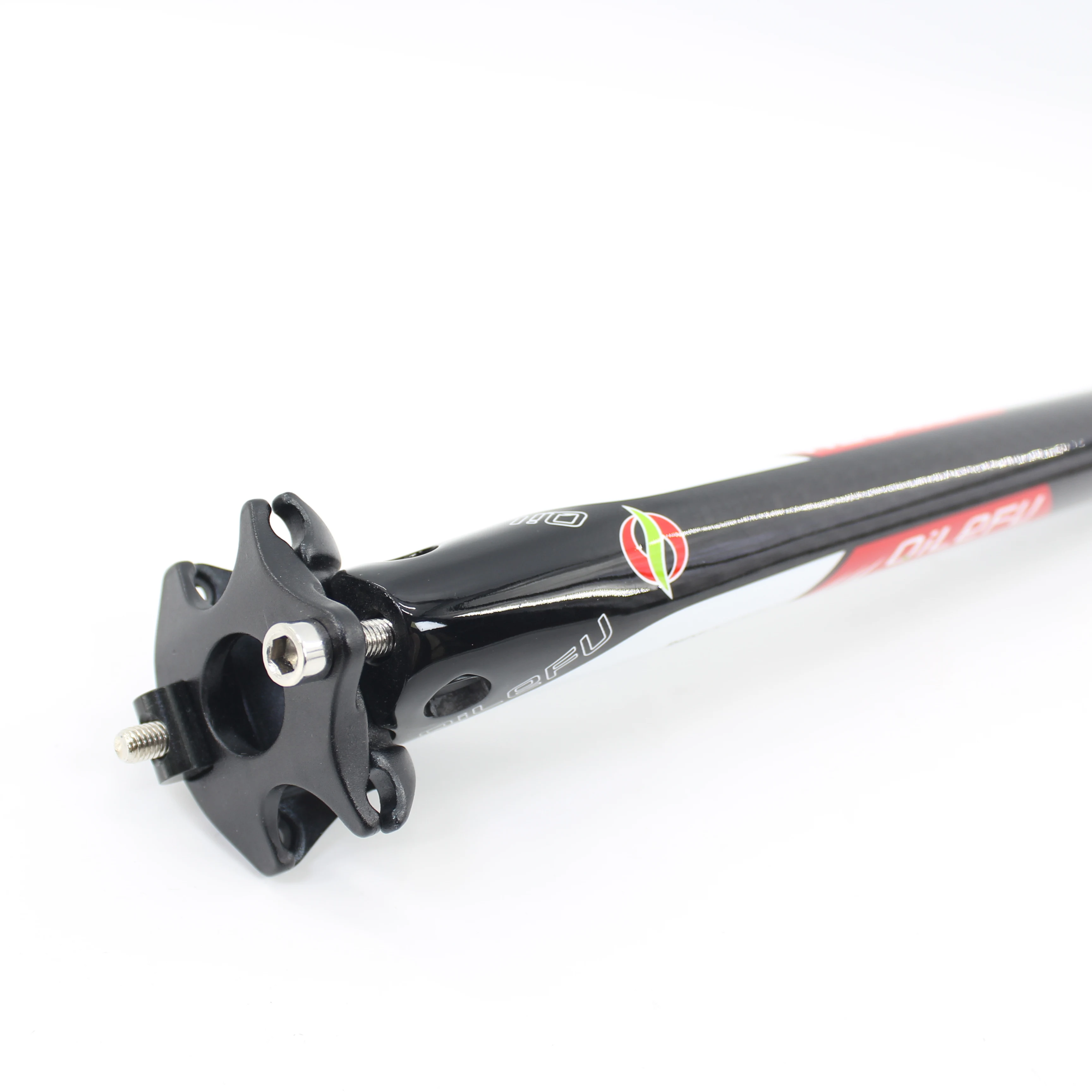 New QILEFU Road bike 3K full carbon seatpost Mountain carbon bicycle seatpost MTB 27.2/30.8/31.6*350/400mm 25mm offset seat post
