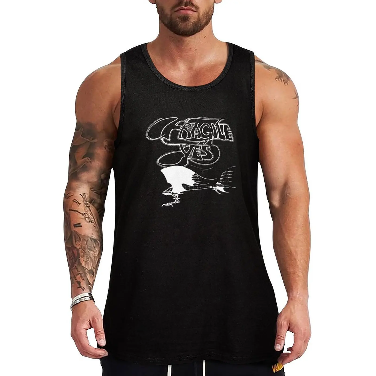 

Fragile T-shirt Tank Top Athletic Cut Tank Top Gym Workout Sleeveless Shirt