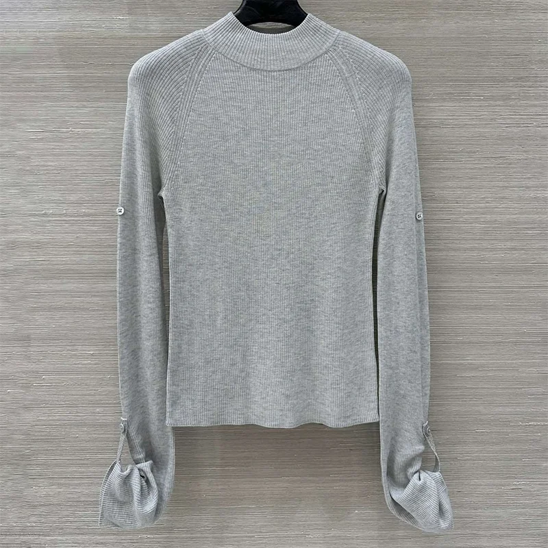 

Высококачественный женский свитер на пуговицах с блестящей шелковой вязкой, изысканным на заказ и роскошный пуловер 25919127.